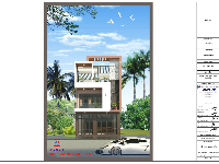 revit Biệt thự 2 tầng 7x24.3m,Biệt thự phố REVIT 2 tầng,bản vẽ nhà phố 2 tầng revit,mẫu nhà phố 2 tầng revit